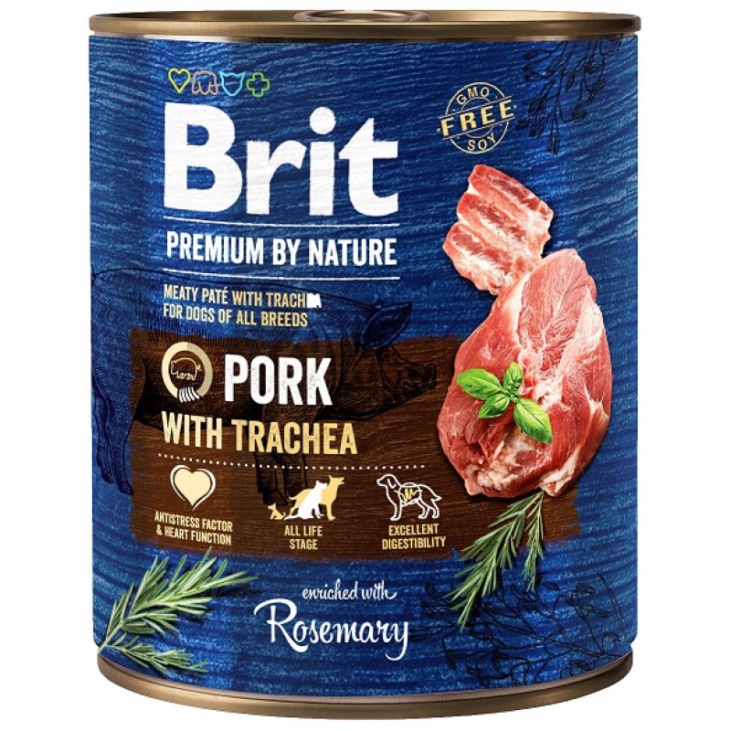 Brit Premium by Nature Pork with Trachea 800g