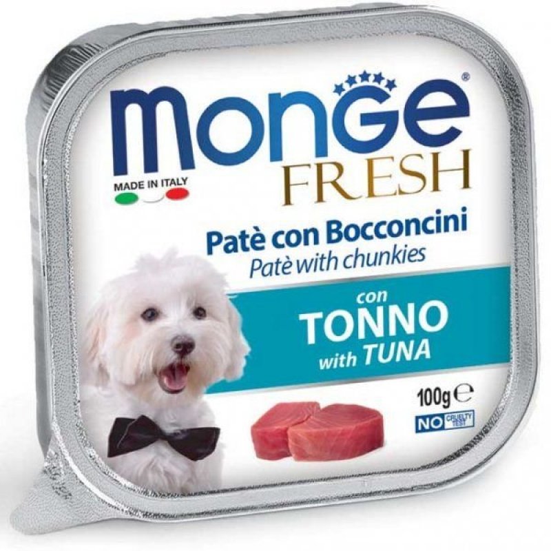 MONGE FRESH DOG - pasztet z tuńczykiem 100 g