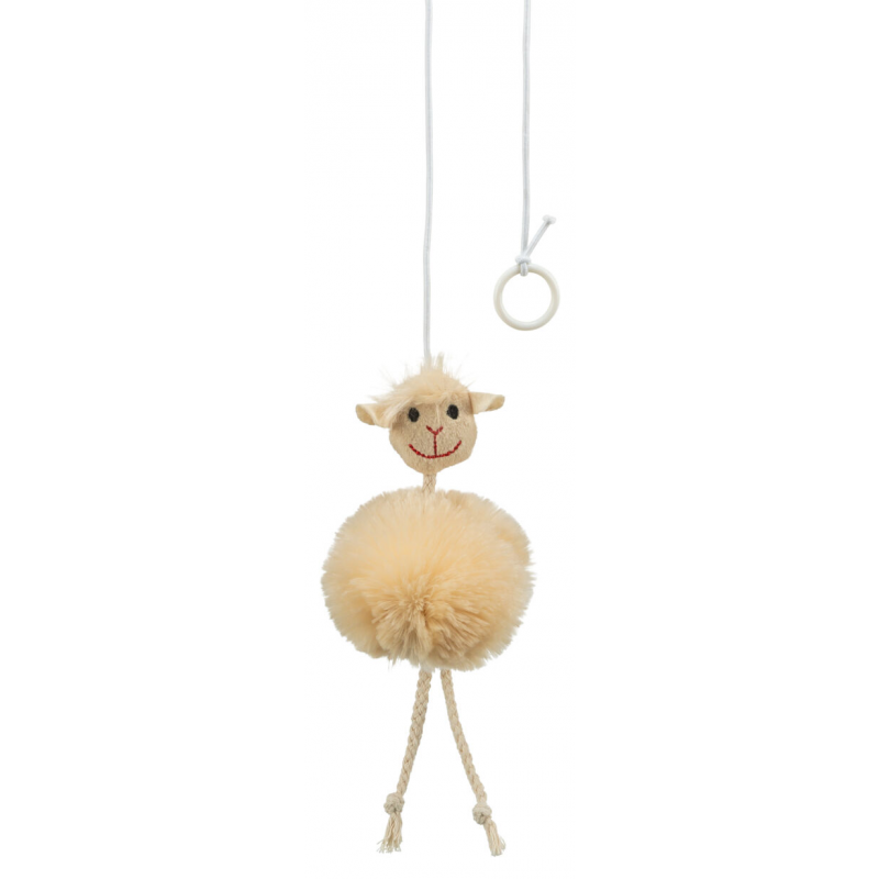 Pluszowa owca na gumce 20 cm