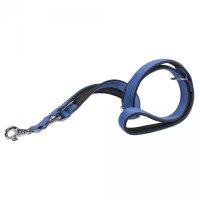 Smycz płaska nylonowa DAYTONA GA 20mm x 120-200cm Niebieska