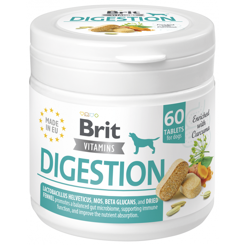 Brit Vitamins Digestion 120 g (60 Tablets)