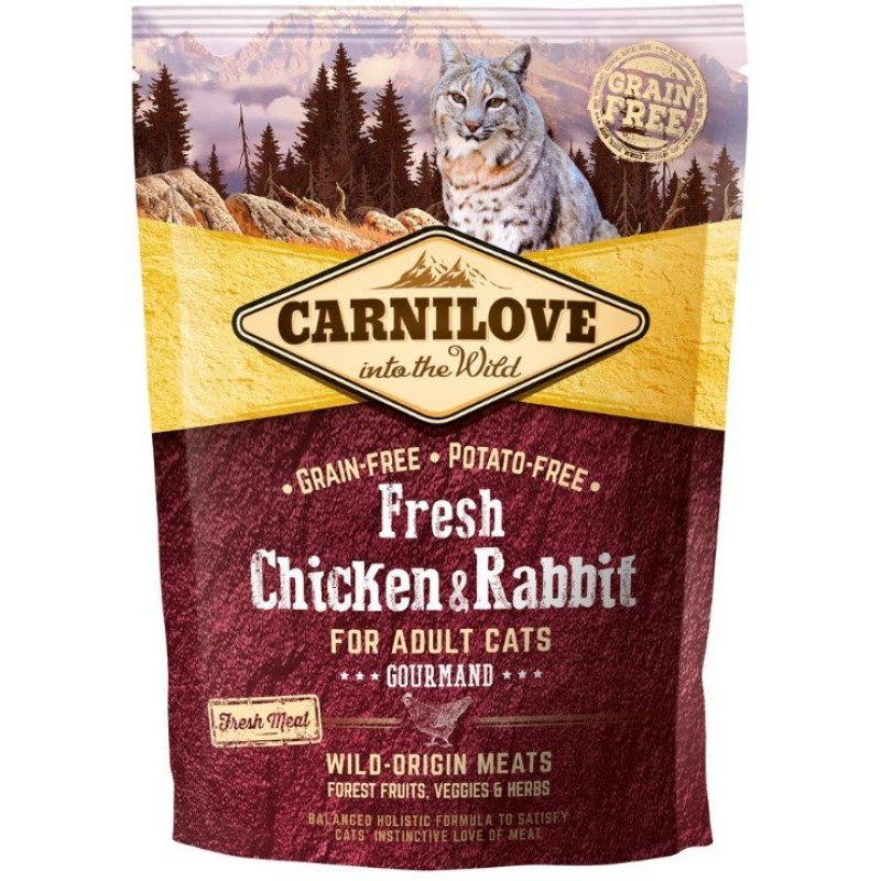 Carnilove Cat Fresh Chicken & Rabbit for Adult 400g
