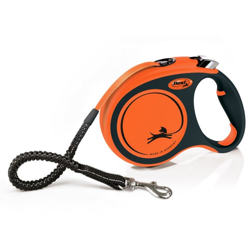 smycz FLEXI Xtreme L 5m/65kg pomarańczowa