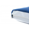 Pokrowiec na materac Aminela - 120x80x10cm Half and Half niebieski/jasnoszary