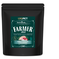 LYOPET Farmer Large Cat Kurczak z tuńczykiem i siarą 1,5 kg