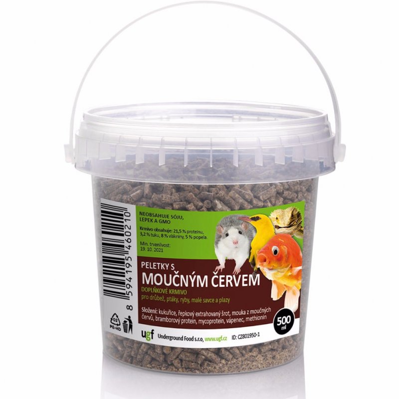 UGF Pellet  z robakiem mącznym 500ml