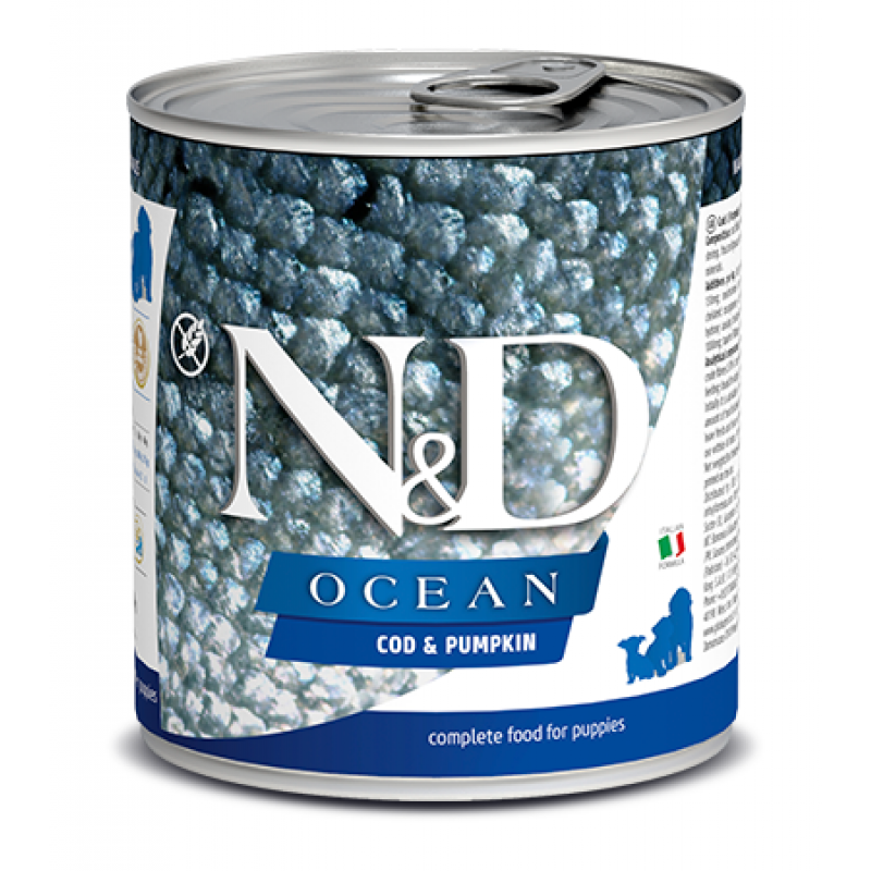 N&D DOG OCEAN Puppy Codfish & Pumpkin 285g