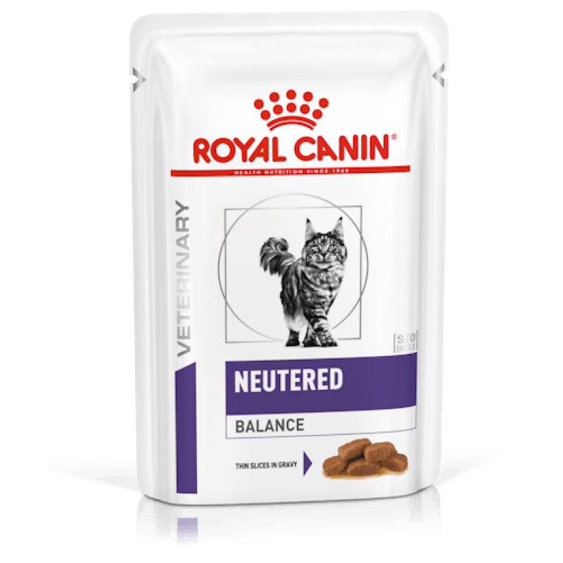 Royal Canin VHN Cat Neutered Balance Gravy Kieszenie 12x85 g