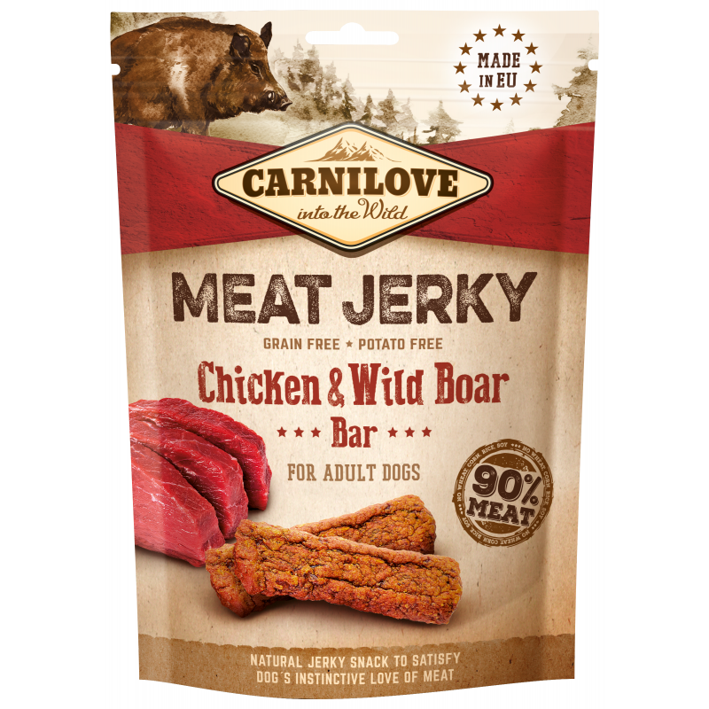 Carnilove Jerky Wild Boar & Chicken Bar 100 g