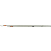 BE NORDIC, smycz skórzana, XS-S: 2,00 m / 15 mm, jasnoszara