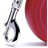 Smycz FLEXI Classic NEW XS z kablem 3m / 8kg czerwona