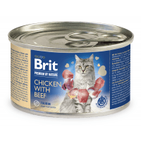 Brit Premium Cat by Nature Chicken&Beef 200g