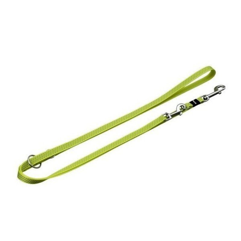 Smycz żółta odblaskowa nylonowa ART Sportiv 15mm x 2m