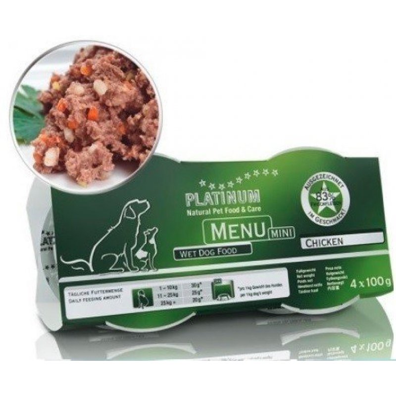 Platinum Menu Mini Chicken 4x100g