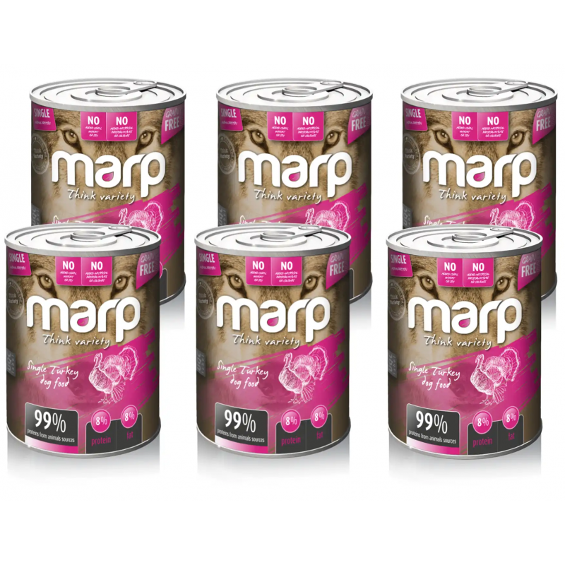 Marp Variety Single Turkey 6x400g