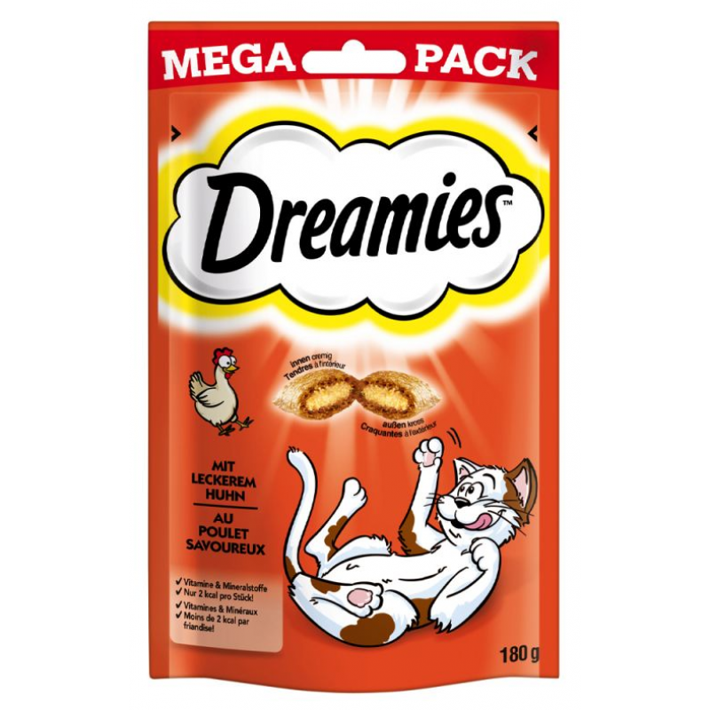 Dreamies Cat Snack Chicken 180g