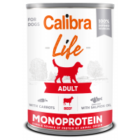 Calibra Dog Life konserwa Adult Beef 400 g