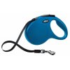 Smycz FLEXI Classic NOWOŚĆ S pasek 5m / 15kg niebieska