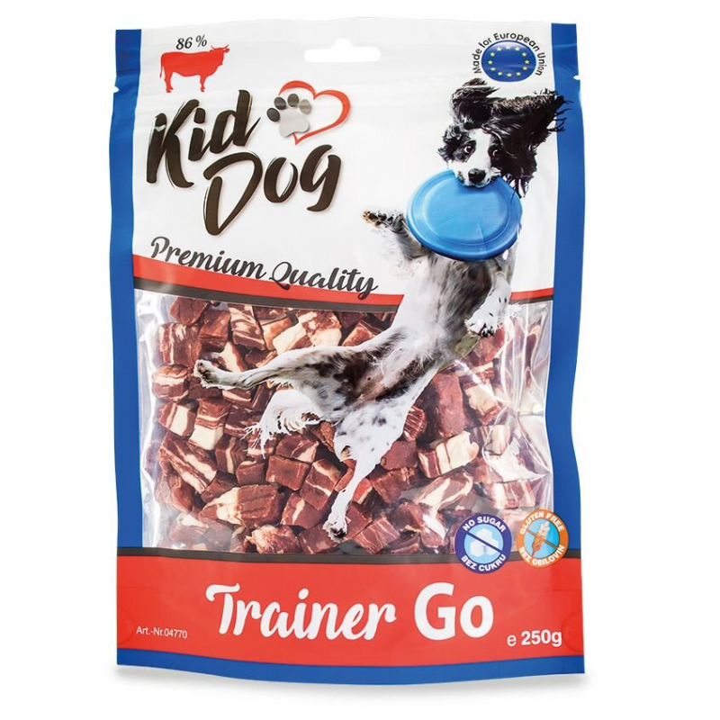 KIDDOG TRAINER GO mini kostki wołowe 250 g