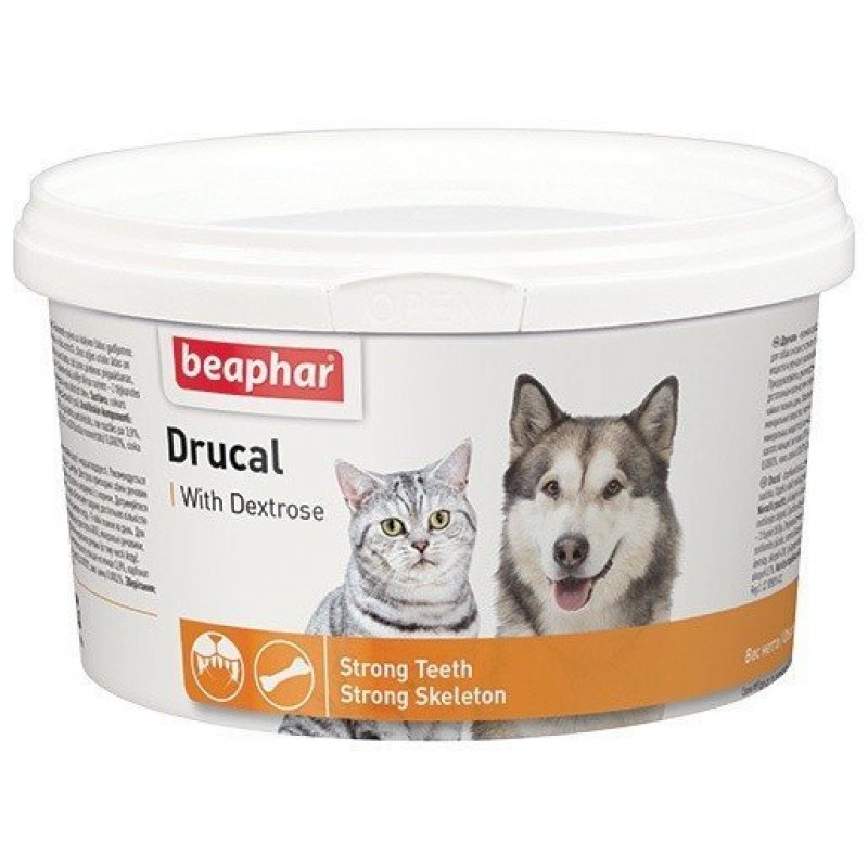 Suplement Beaphar Drucal z wapniem 250g