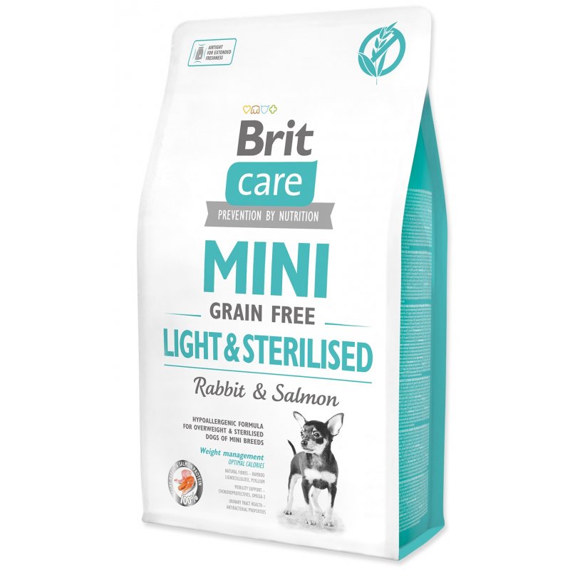 Brit Care Dog Mini Grain Free Light & Sterilised 2kg