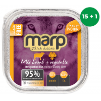 Marp Mix Lamb/Vegetable 16x100g (15 + 1 GRATIS)