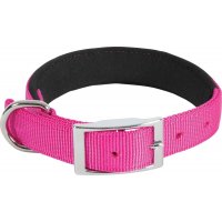 Obroża dla psa SOFT NYLON różowa 20mm / 40cm Zolux