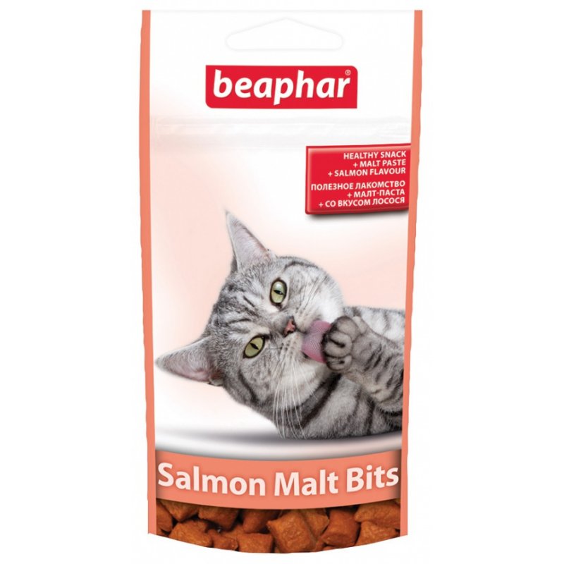 Beaphar przysmak Malt Bits Salmon 35g