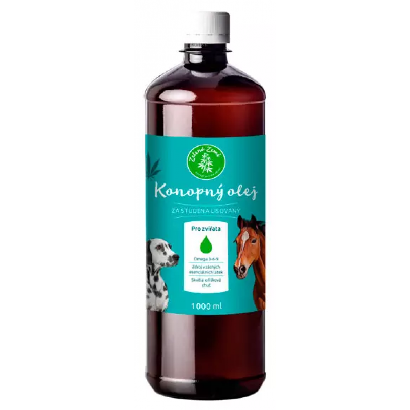 Olej konopny dla zwierząt 1000ml