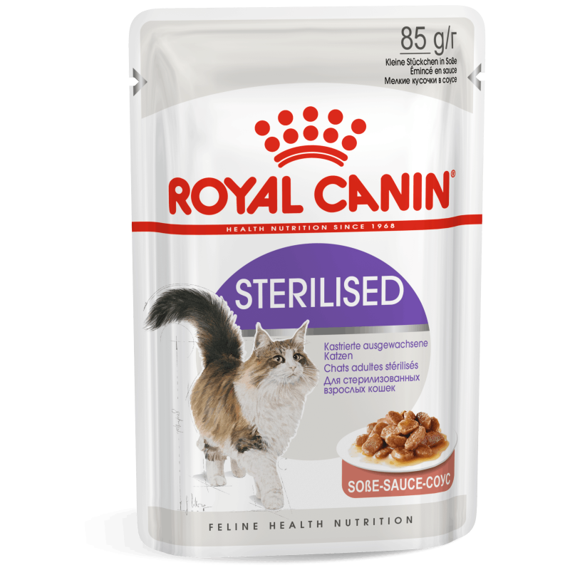 ROYAL CANIN FELINE Saszetki Sterilised Gravy 12 x 85g