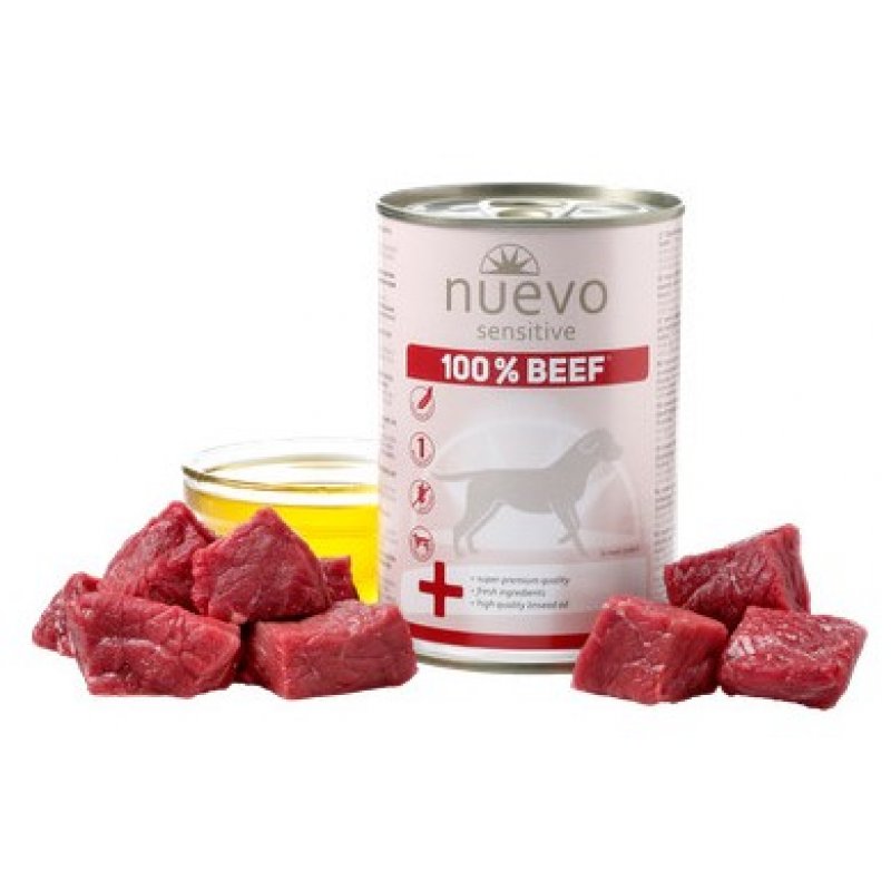 Nuevo pes Sensitive Monoprotein Wołowy w puszce 400g