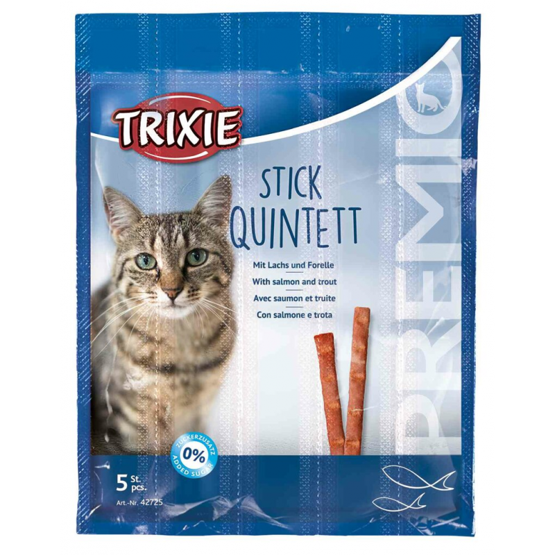 PREMIO Quintett tyčinky losos/pstruh 5 x 5 g (min. odběr 24 ks)