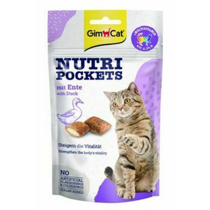 Gimcat Nutri Pockets z kaczką 60 g