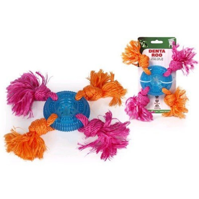 TOMMI Dental disc Denta Roo Disc z 4 węzłami (24 cm) 8 cm