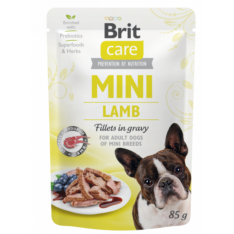 Brit Care Dog Mini Lamb fillets in gravy 85g