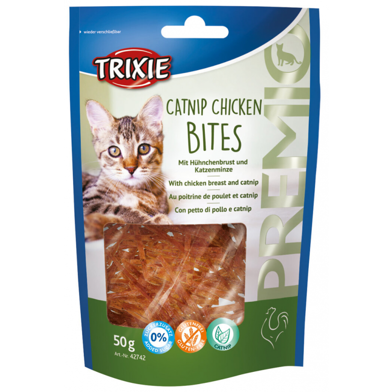 Premio CATNIP CHICKEN BITES 50g