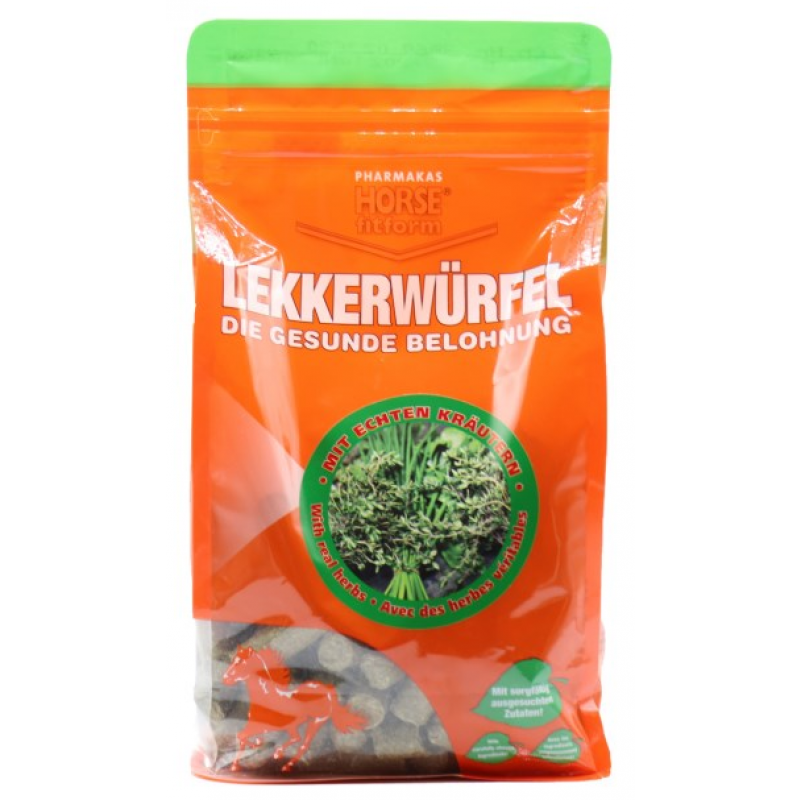 Przysmak dla koni z ziołami wspomagającymi trawienie 1kg