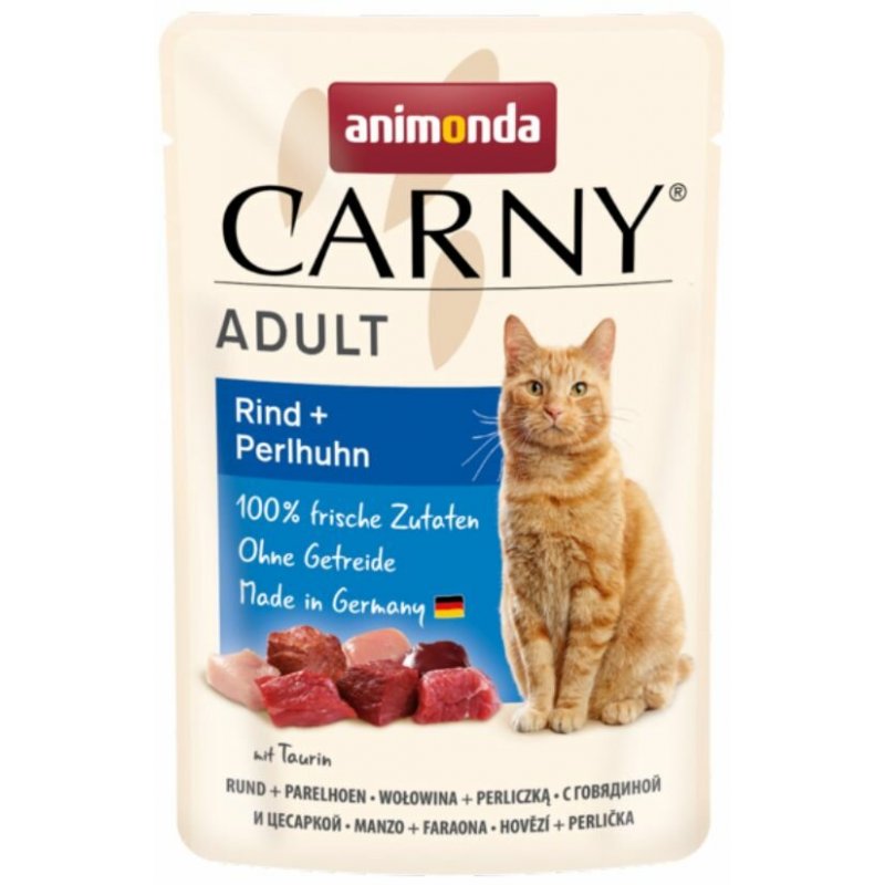 Carny Adult 85 g wołowina + perła - saszetka