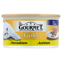 Gourmet Gold konz. kočka pašt. s kuř.masem 85g