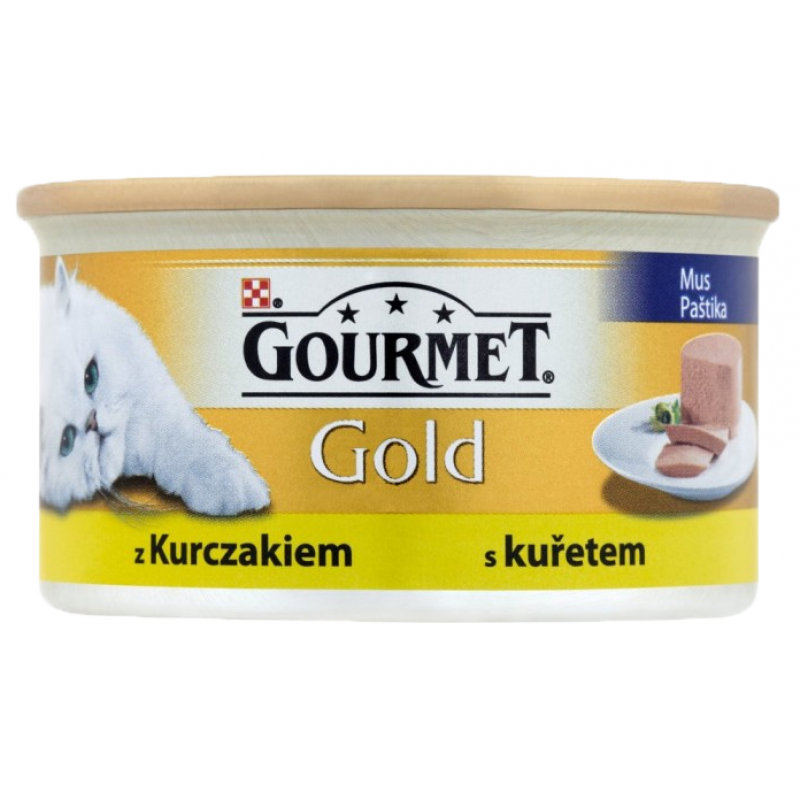 Pasztet Gourmet Gold Cat z kurczakiem 85g