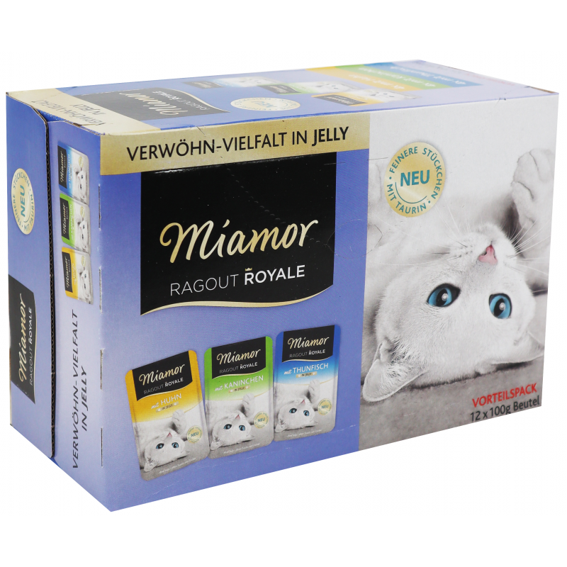 Miamor Cat Ragout Pocket Multi kurczak + tuńczyk + królik w galarecie 3x4x100g