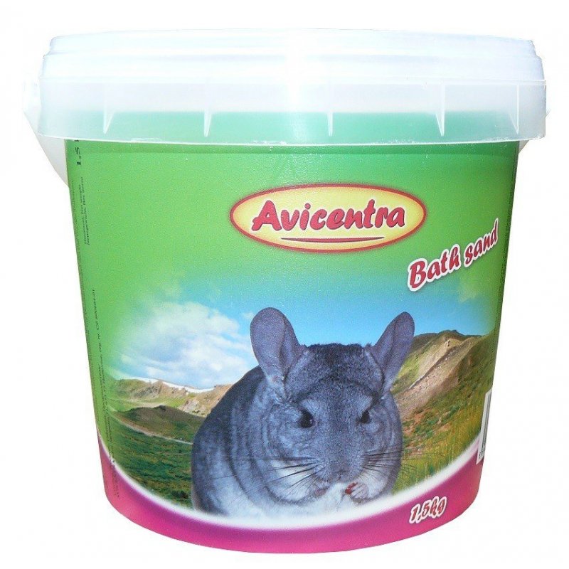 Piasek Avicentra dla szynszyli i myszoskoczków - wiaderko 1,5 kg