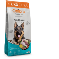 Calibra Dog Premium Line Adult Large 12 kg NEW + 2 kg