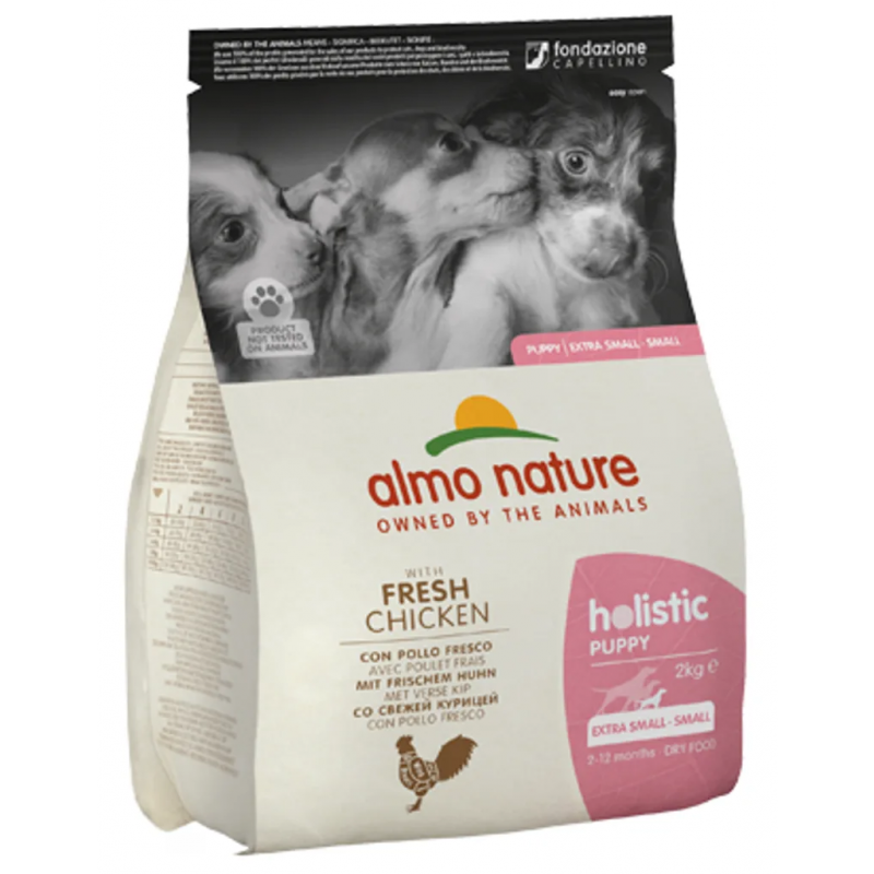 Almo Nature Holistic Puppy XS-S - Kurczak i ryż 2kg
