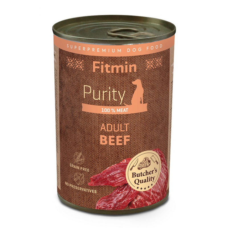 Fitmin dog Purity tin konserwa beef 400g