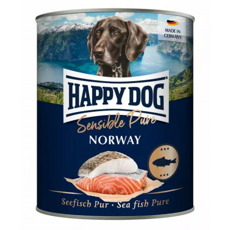 Happy Dog SENSIBLE Pure NORWAY (100% łosoś) 800 g