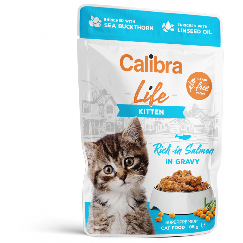 Calibra Life Cat Kitten Salmon 85 g