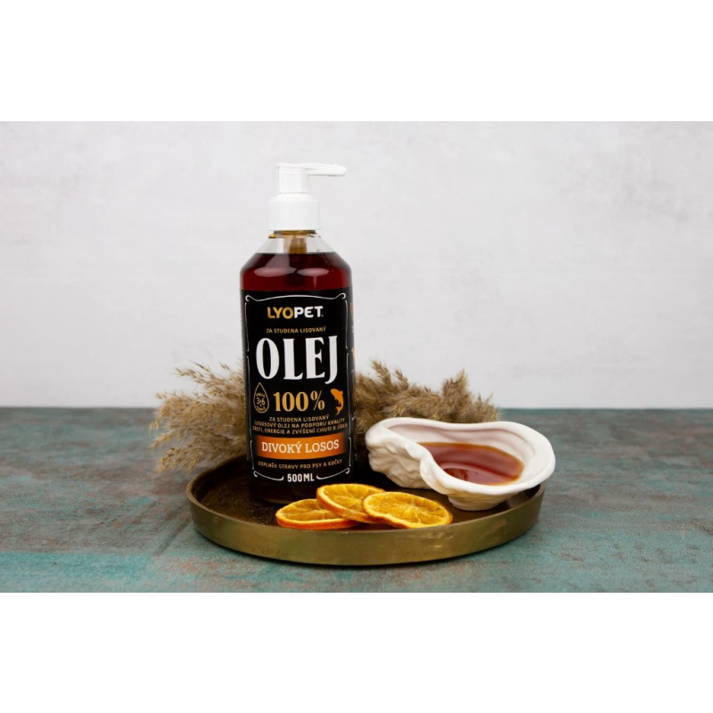 LYOPET 100% olej z łososia 500 ml