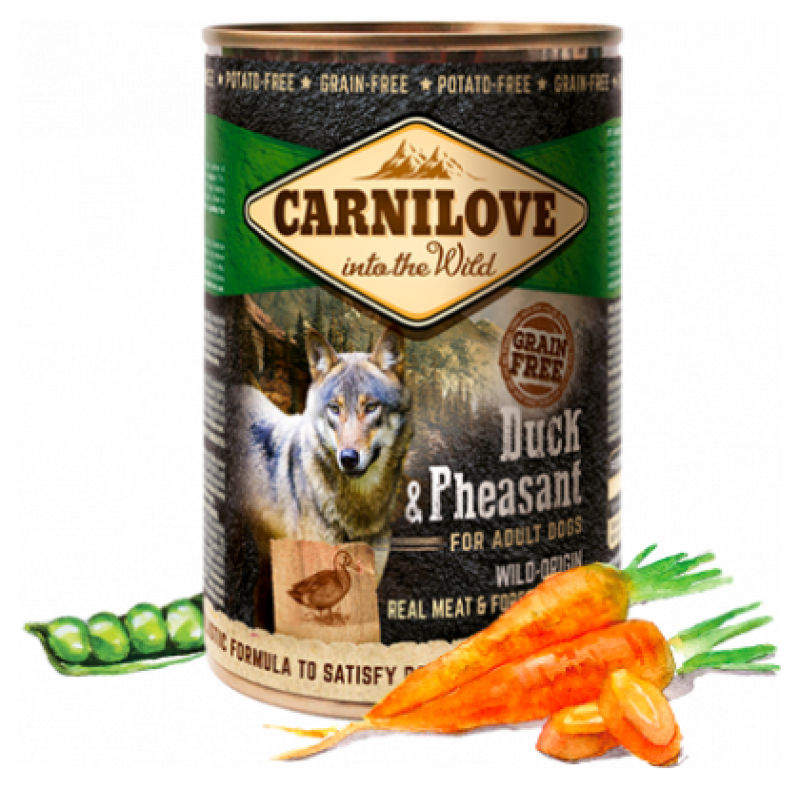 Carnilove Wild konz Meat Duck & Pheasant 400g (min. odběr 6 ks)