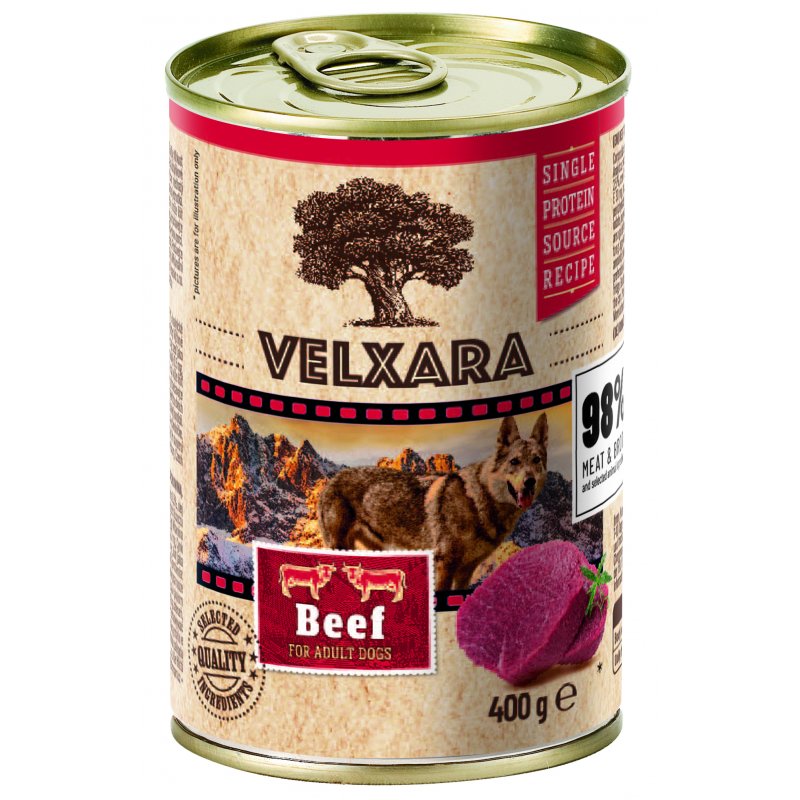 Velxara Pate Beef 400g for adult dogs (min. zamówienie 6 szt.)